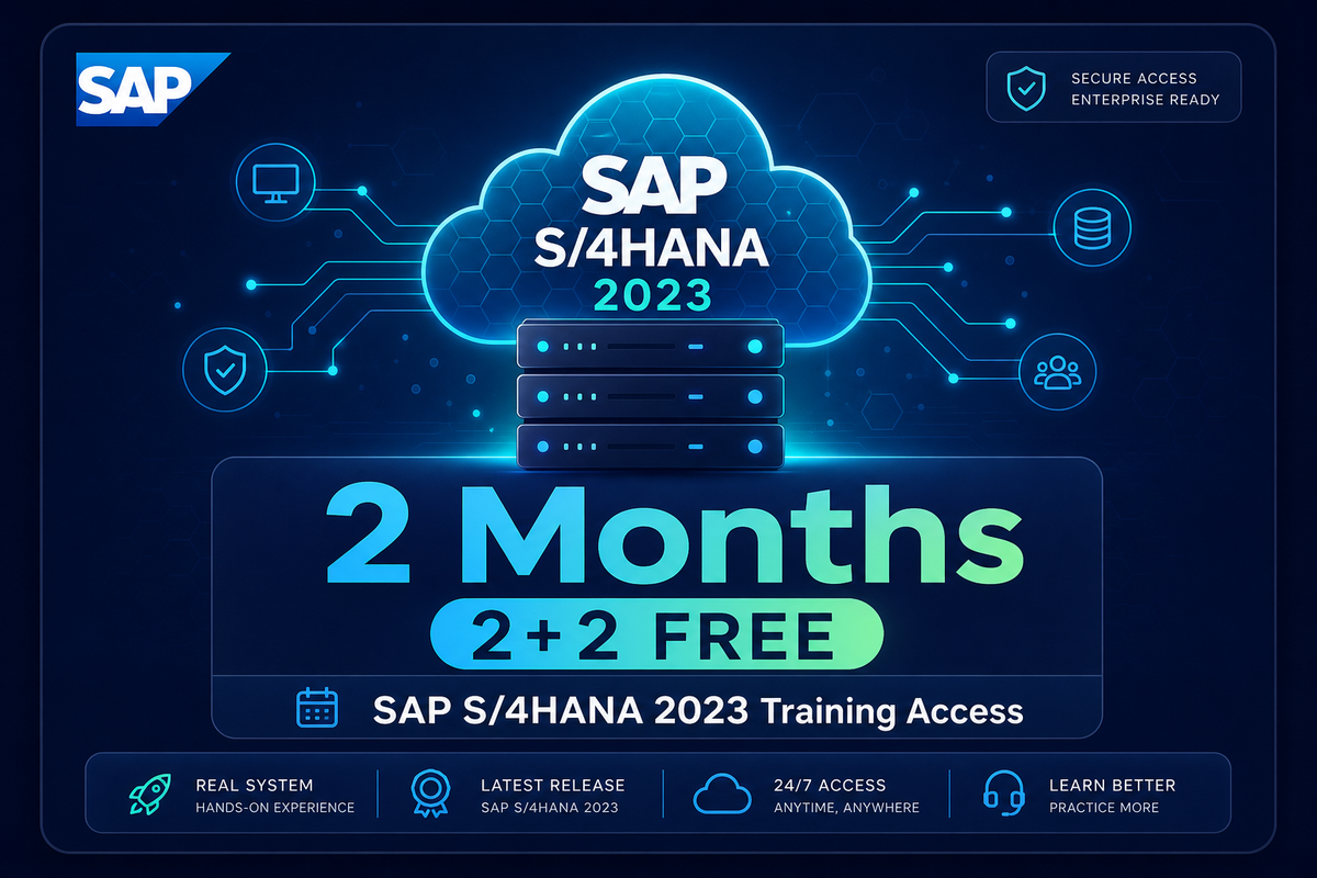 Unlock Your Potential with SAP S/4HANA 2023 Practice System Access — 2 Months (Get 2 Free!) - SAP Server Access